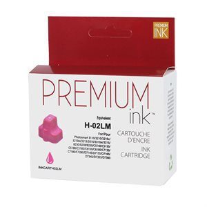 HP02LM / HP 02 LM CARTOUCHE COMPATIBLE LIGHT MAGENTA REMANUFACTURED