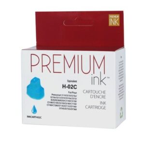HP02 C8771W Compatible Cyan Premium Ink