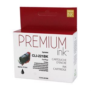 IC-221BK / CLI221BK CARTOUCHE COMPATIBLE NOIR