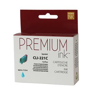IC-221C / CLI221C CARTOUCHE COMPATIBLE CYAN