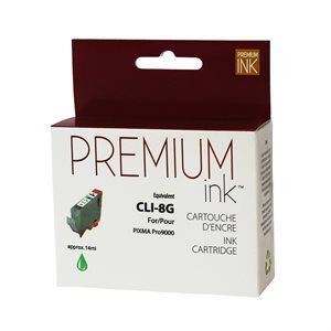 IC-8G / CLI8G CARTOUCHE COMPATIBLE VERT