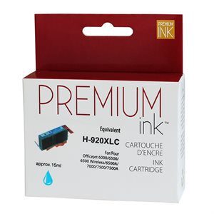 HP920CXL / HP 920XL CYAN CARTOUCHE COMPATIBLE